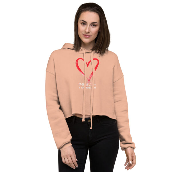 Gott ist Liebe Motiv 4 | Crop-Hoodie