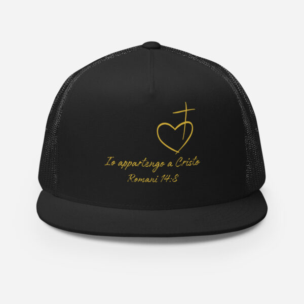 Io appartengo a Cristo Motiv Herz Kreuz | Cap – Bild 2