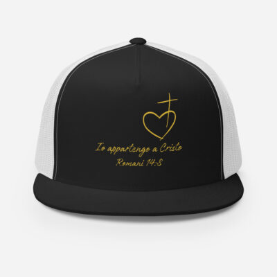 Io appartengo a Cristo Motiv Herz Kreuz | Cap