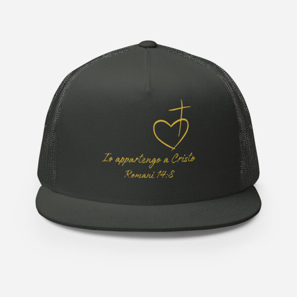 Io appartengo a Cristo Motiv Herz Kreuz | Cap – Bild 5