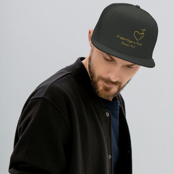Io appartengo a Cristo Motiv Herz Kreuz | Cap – Bild 17
