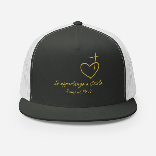 Io appartengo a Cristo Motiv Herz Kreuz | Cap – Bild 6