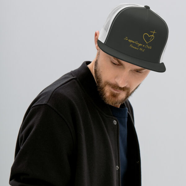 Io appartengo a Cristo Motiv Herz Kreuz | Cap – Bild 18