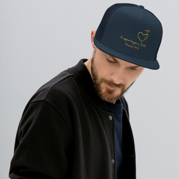 Io appartengo a Cristo Motiv Herz Kreuz | Cap – Bild 15
