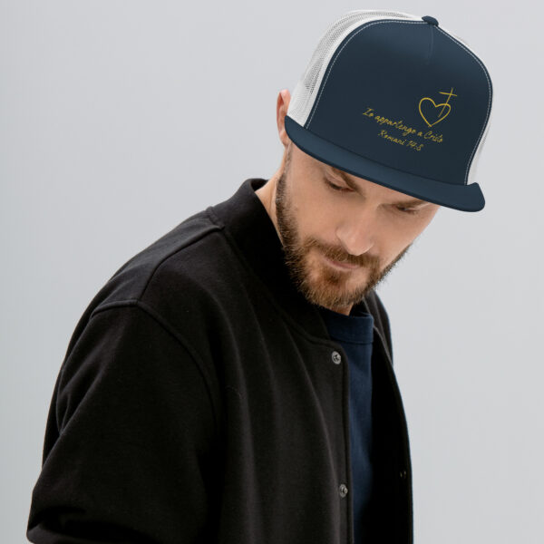Io appartengo a Cristo Motiv Herz Kreuz | Cap – Bild 16