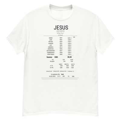 Jesus Paid it All T-Shirt – Christliches Shirt mit Bibelvers