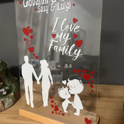 Personalisierter Acrylständer