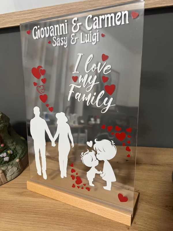 Personalisierter Acrylständer