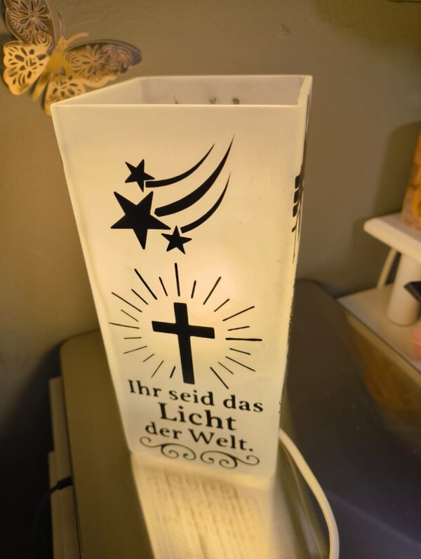 Personalisierte Botschafts-Lampe – Bild 3