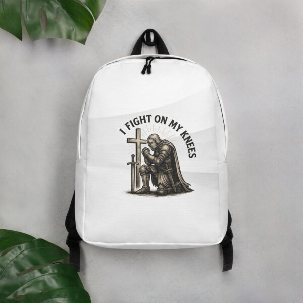 I Fight On My Knees | Minimalistischer Rucksack