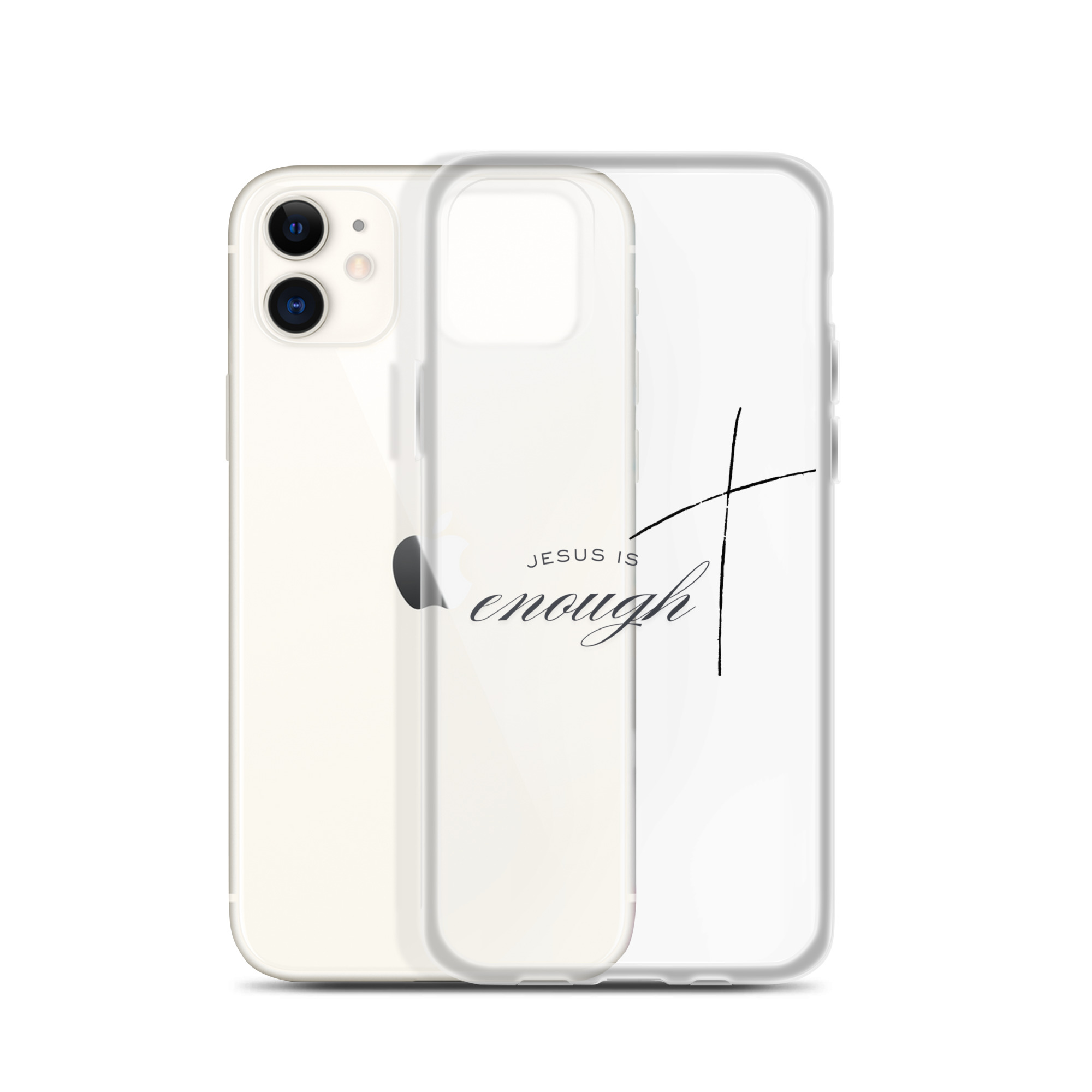 Jesus is enough - Transparente iPhone-Hülle – Bild 6