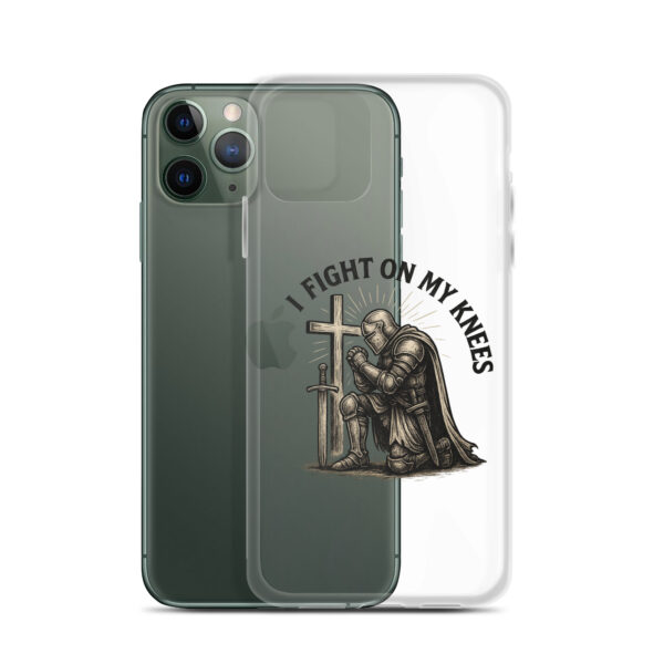 I Fight On My Knees | Transparente iPhone-Hülle – Bild 4