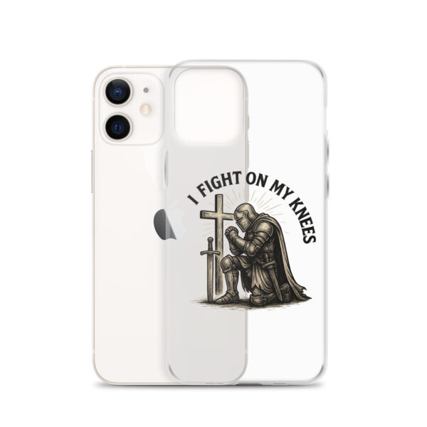 I Fight On My Knees | Transparente iPhone-Hülle – Bild 14