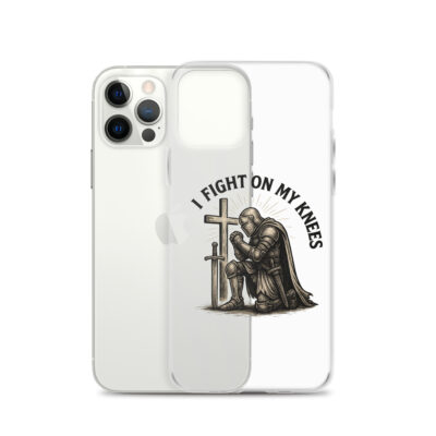 I Fight On My Knees | Transparente iPhone-Hülle