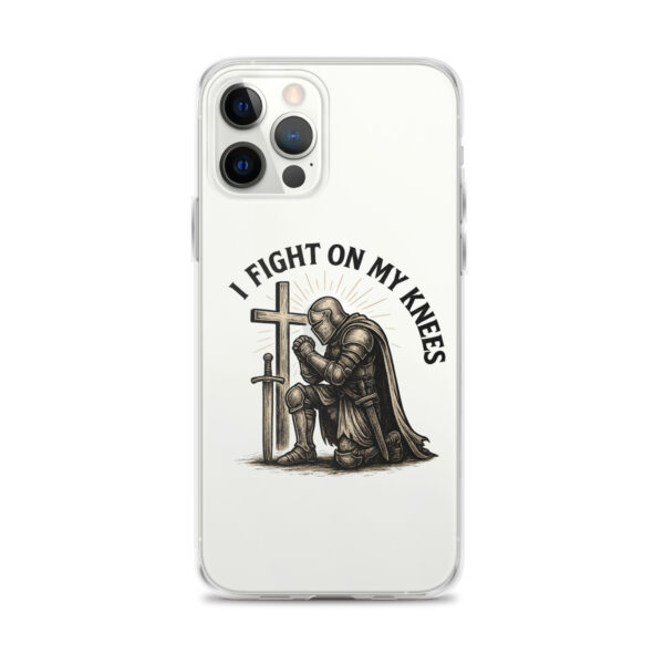 I Fight On My Knees | Transparente iPhone-Hülle – Bild 10