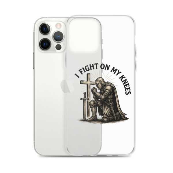 I Fight On My Knees | Transparente iPhone-Hülle – Bild 11