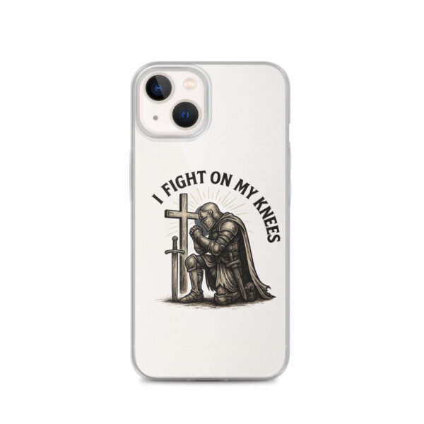 I Fight On My Knees | Transparente iPhone-Hülle – Bild 21