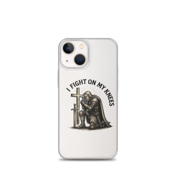 I Fight On My Knees | Transparente iPhone-Hülle – Bild 15