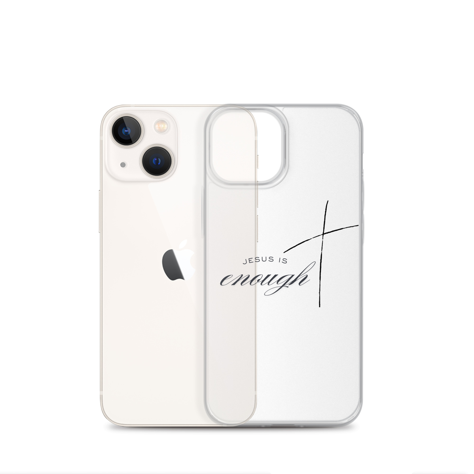 Jesus is enough - Transparente iPhone-Hülle – Bild 17