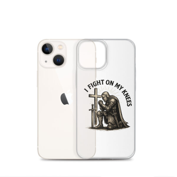 I Fight On My Knees | Transparente iPhone-Hülle – Bild 16