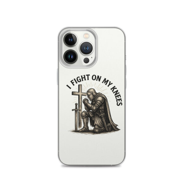 I Fight On My Knees | Transparente iPhone-Hülle – Bild 19