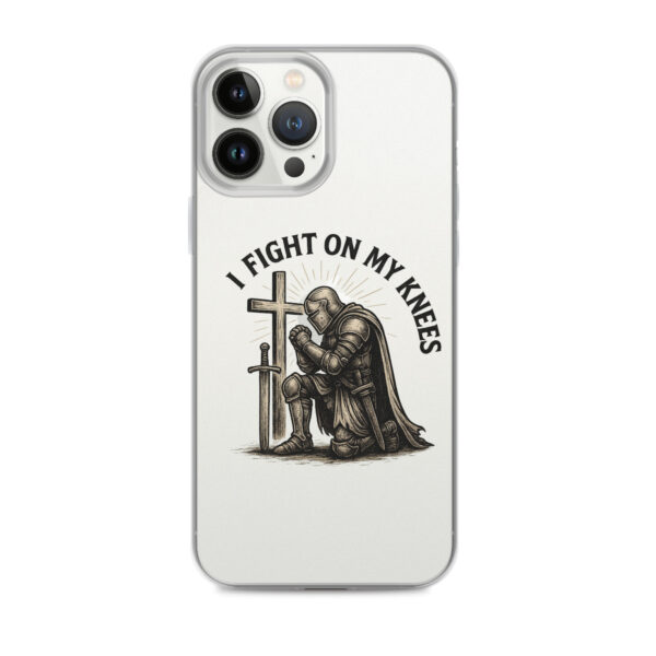 I Fight On My Knees | Transparente iPhone-Hülle – Bild 17