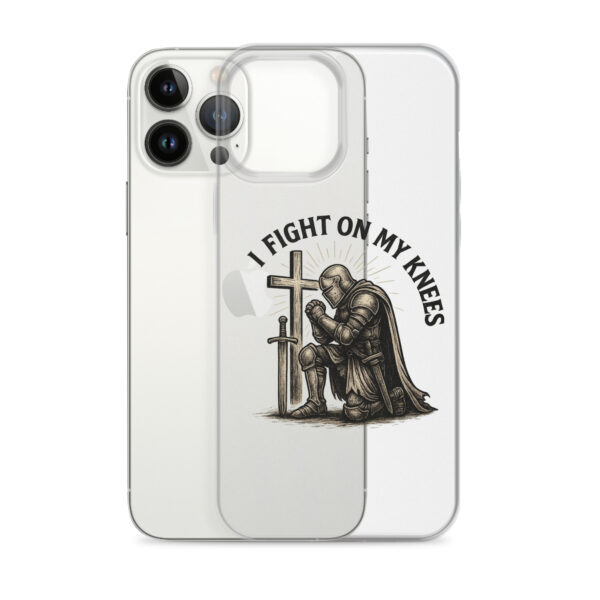 I Fight On My Knees | Transparente iPhone-Hülle – Bild 18