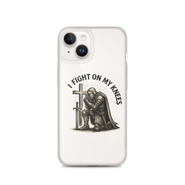 I Fight On My Knees | Transparente iPhone-Hülle – Bild 29
