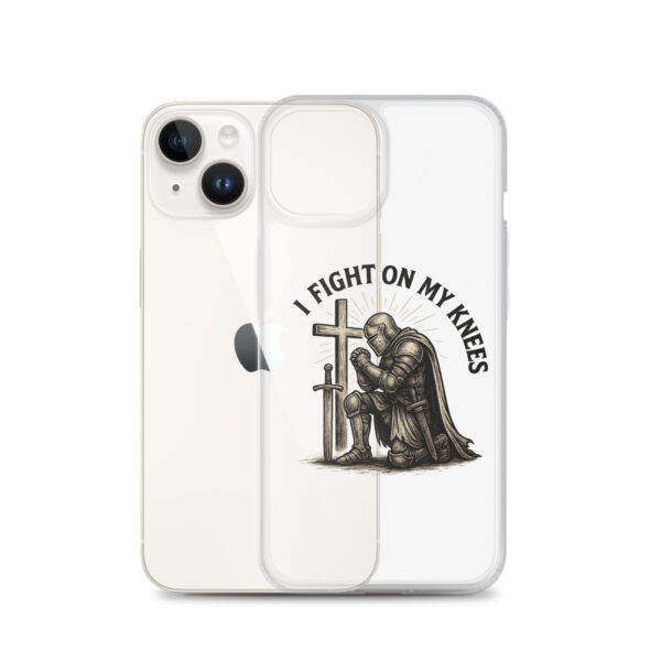 I Fight On My Knees | Transparente iPhone-Hülle – Bild 30