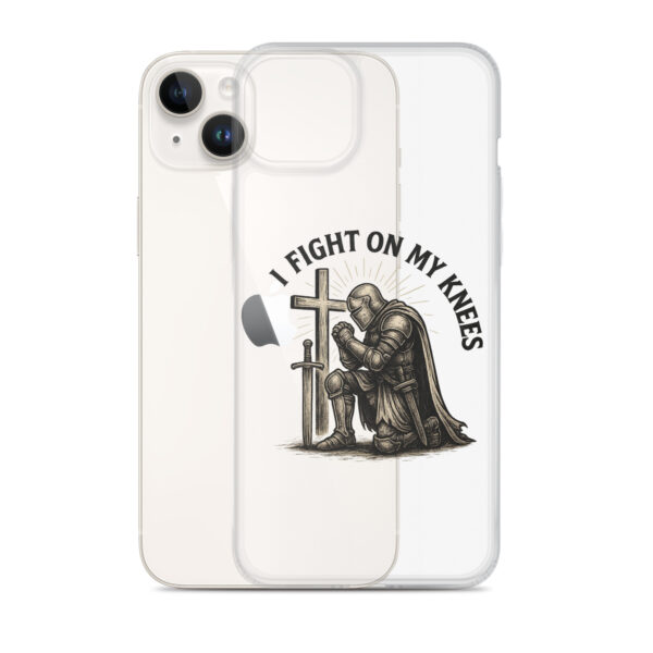 I Fight On My Knees | Transparente iPhone-Hülle – Bild 24