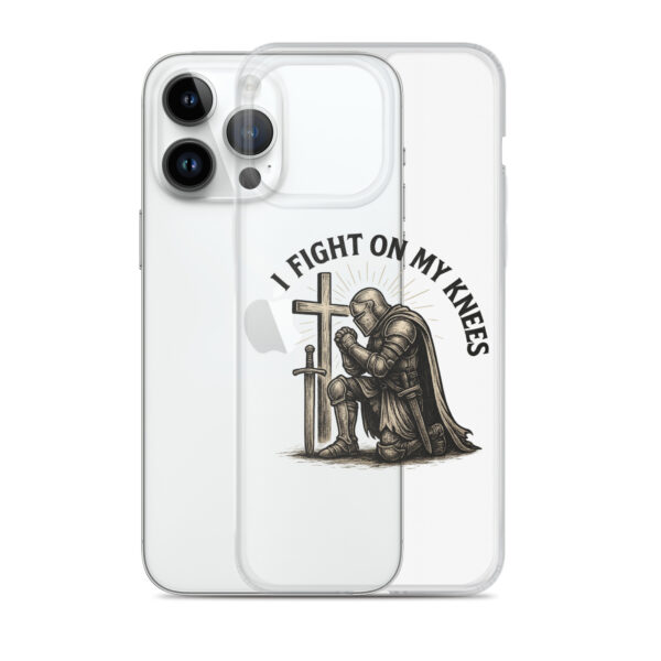 I Fight On My Knees | Transparente iPhone-Hülle – Bild 26