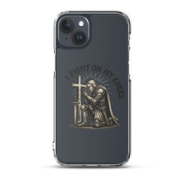 I Fight On My Knees | Transparente iPhone-Hülle – Bild 31