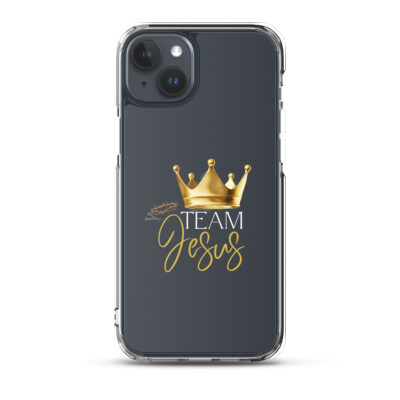 Team Jesus – Krone des Lebens | Transparente iPhone-Hülle