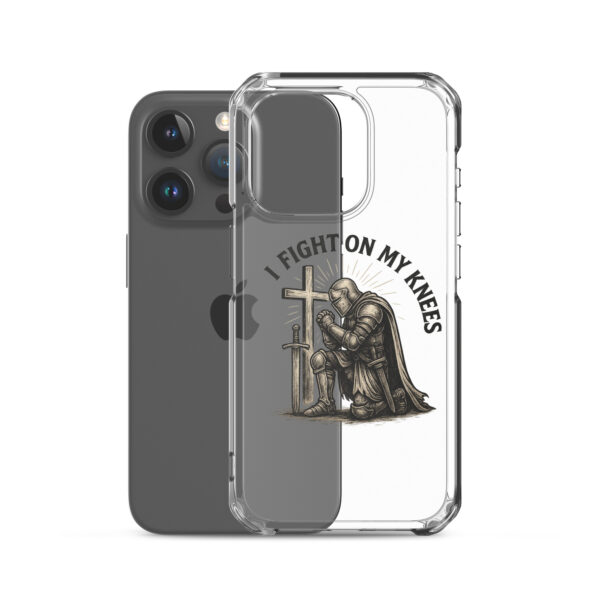 I Fight On My Knees | Transparente iPhone-Hülle – Bild 36
