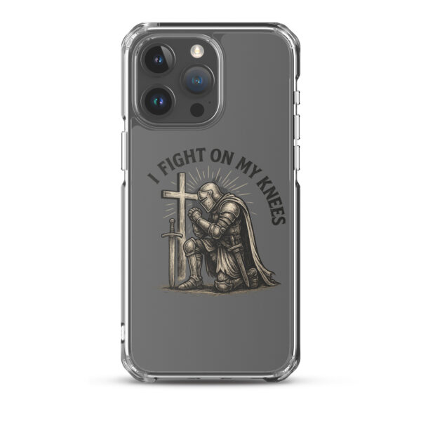 I Fight On My Knees | Transparente iPhone-Hülle – Bild 33