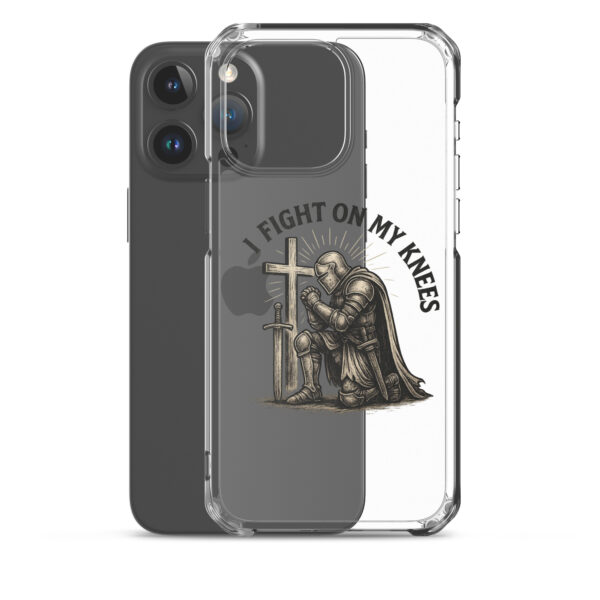 I Fight On My Knees | Transparente iPhone-Hülle – Bild 34