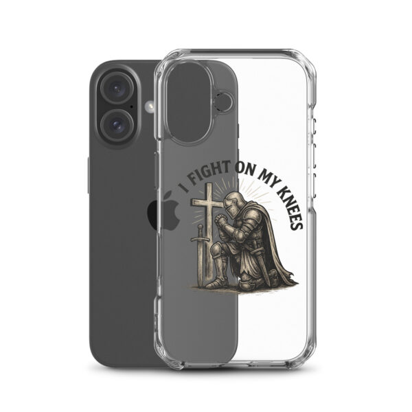 I Fight On My Knees | Transparente iPhone-Hülle – Bild 46