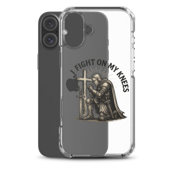 I Fight On My Knees | Transparente iPhone-Hülle – Bild 40
