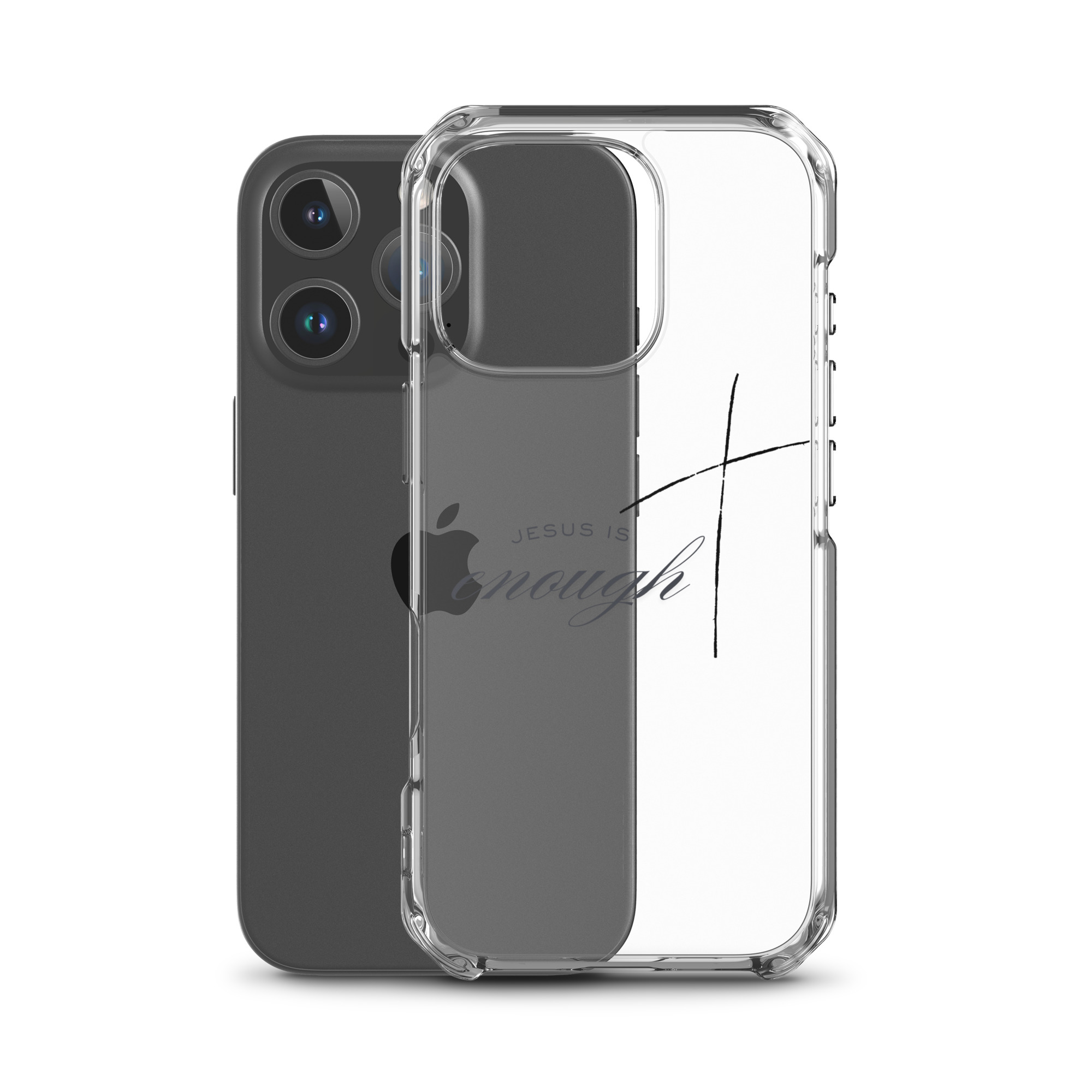 Jesus is enough - Transparente iPhone-Hülle – Bild 44