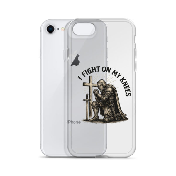 I Fight On My Knees | Transparente iPhone-Hülle – Bild 48