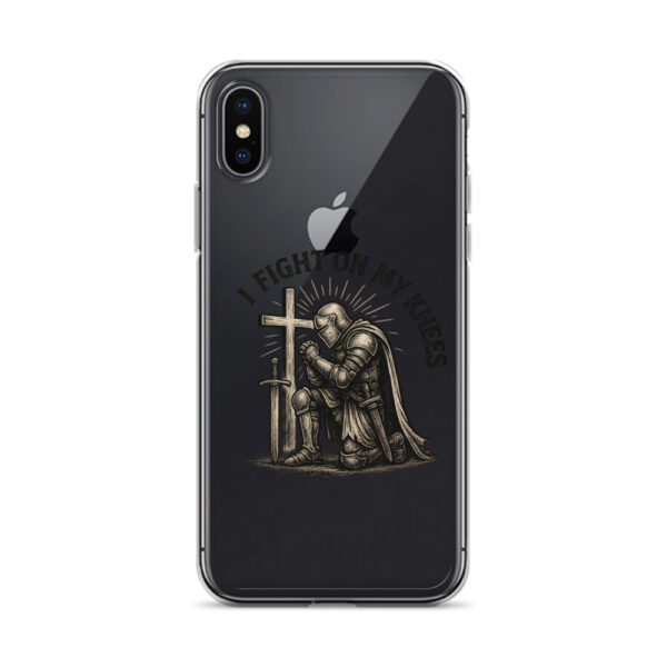 I Fight On My Knees | Transparente iPhone-Hülle – Bild 51