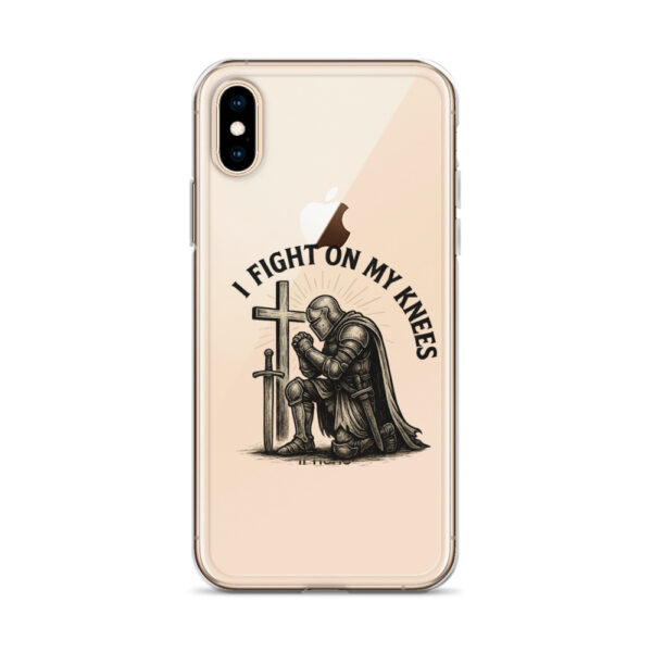I Fight On My Knees | Transparente iPhone-Hülle – Bild 53