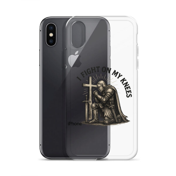 I Fight On My Knees | Transparente iPhone-Hülle – Bild 52