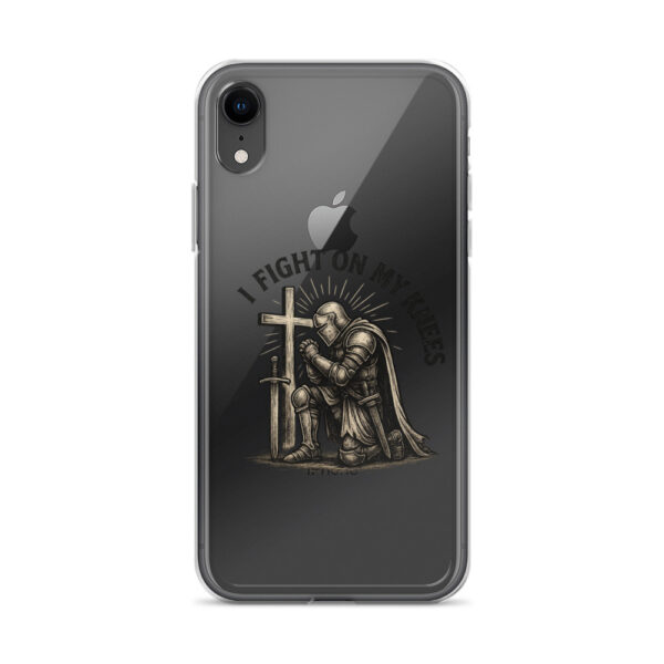 I Fight On My Knees | Transparente iPhone-Hülle – Bild 55