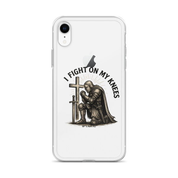 I Fight On My Knees | Transparente iPhone-Hülle – Bild 57