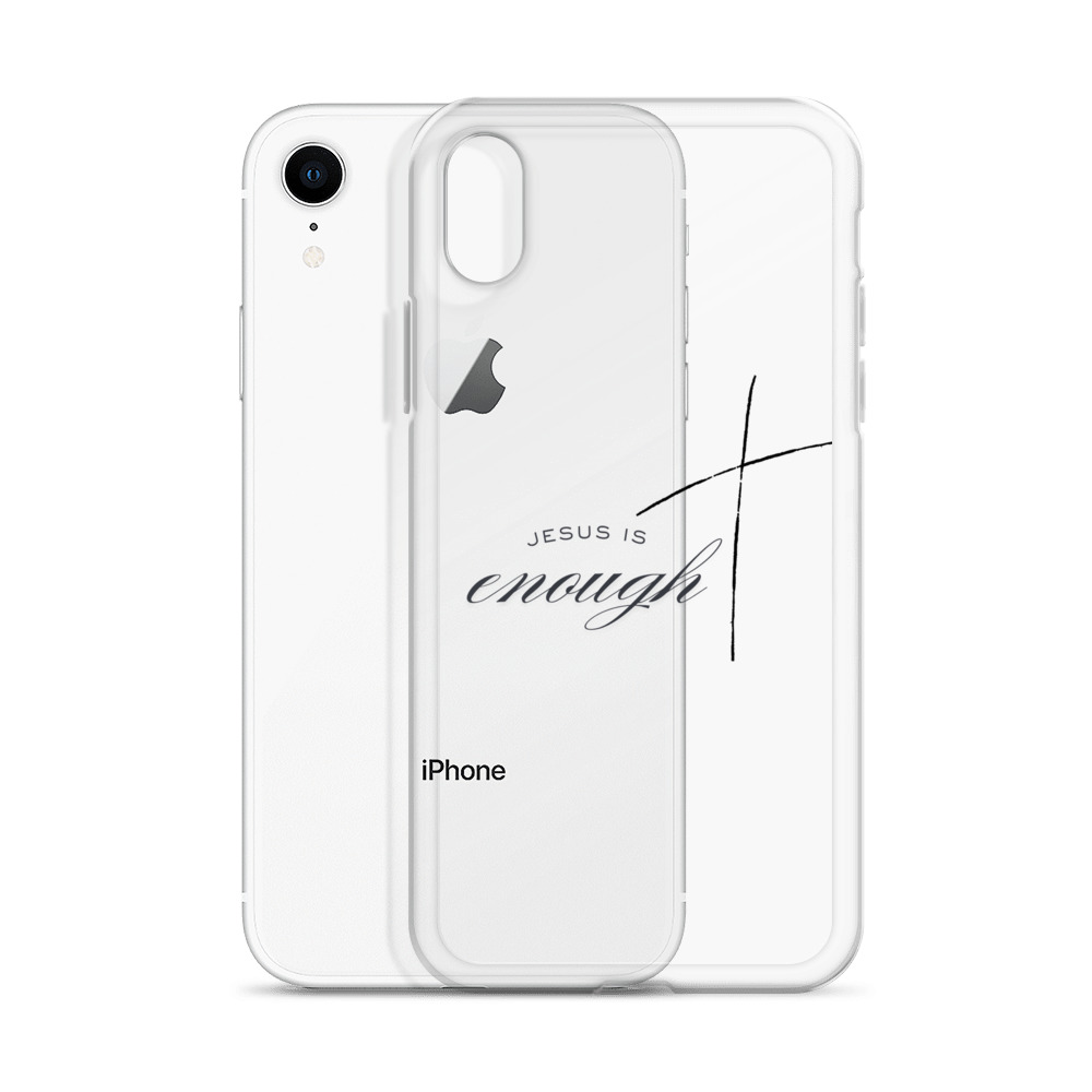 Jesus is enough - Transparente iPhone-Hülle – Bild 58