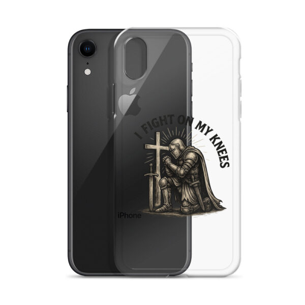 I Fight On My Knees | Transparente iPhone-Hülle – Bild 56