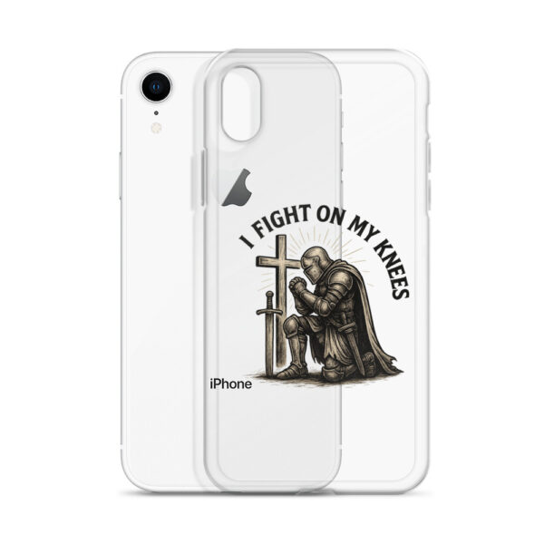 I Fight On My Knees | Transparente iPhone-Hülle – Bild 58