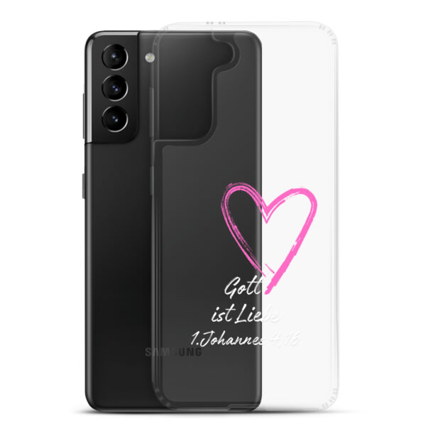 Gott ist Liebe Motiv 3 | Transparente Samsung-Handyhülle – Bild 15