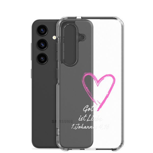 Gott ist Liebe Motiv 3 | Transparente Samsung-Handyhülle – Bild 42